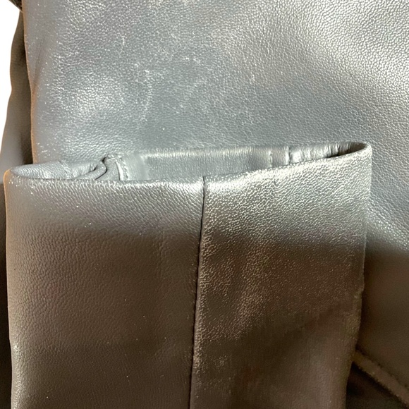 ZAPA PARIS Perfecto 100% Lamb Leather Grey Hancore Moto Jacket France Sz 36 US 4 - Picture 10 of 16